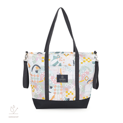 Wodoodporna Duża torba Shopper Bag / Makaszka